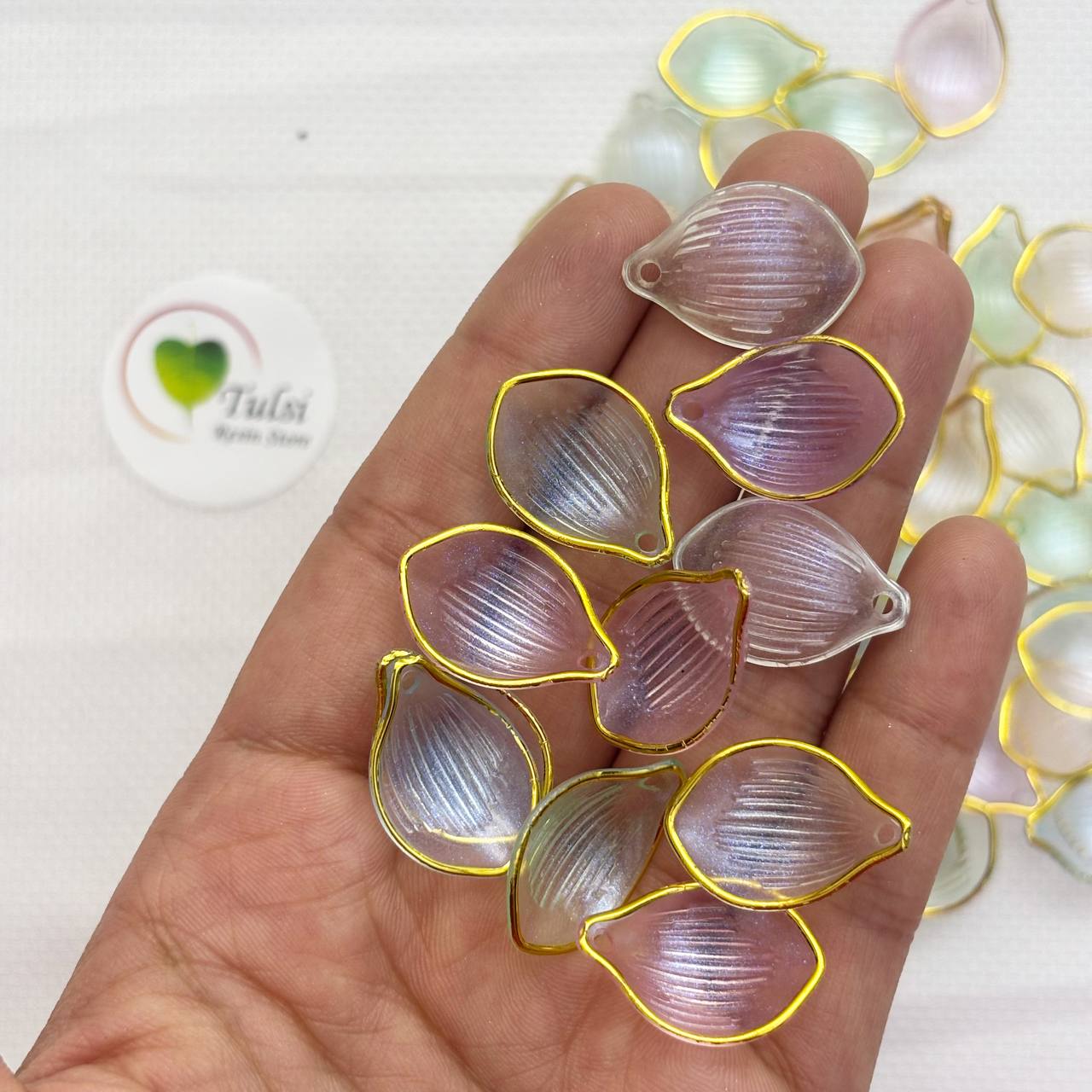 Colourful Plastic Flower (E) - Mix Petals