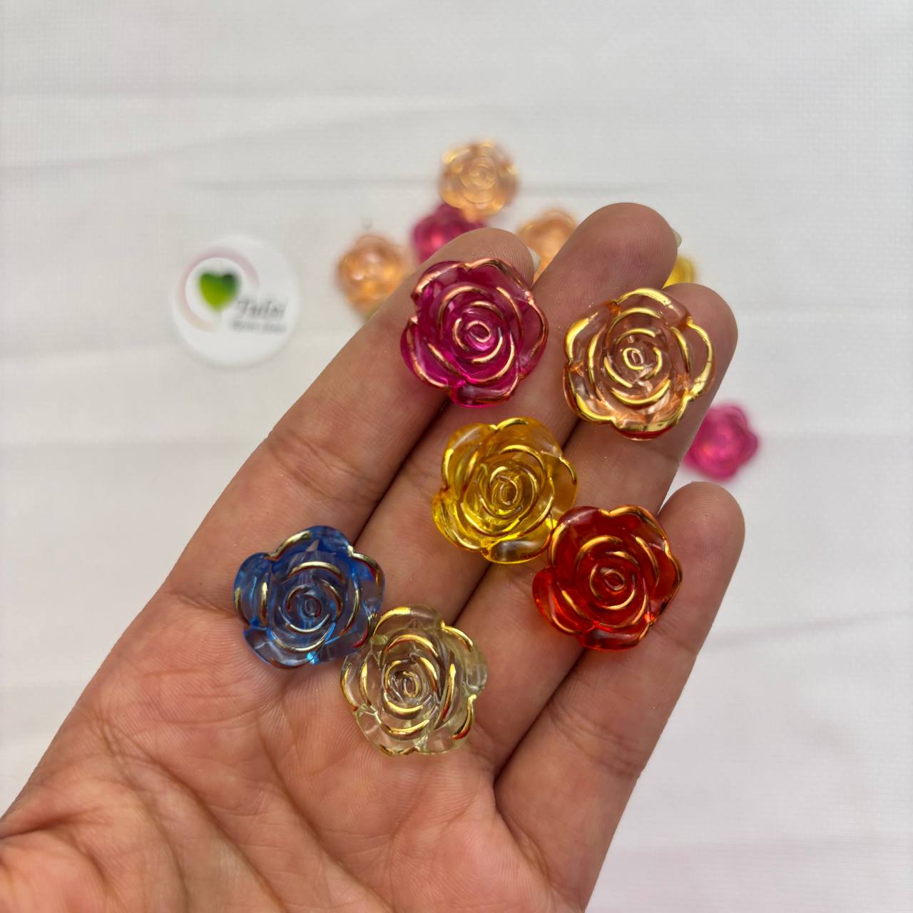 Colourful Plastic Flower (H)