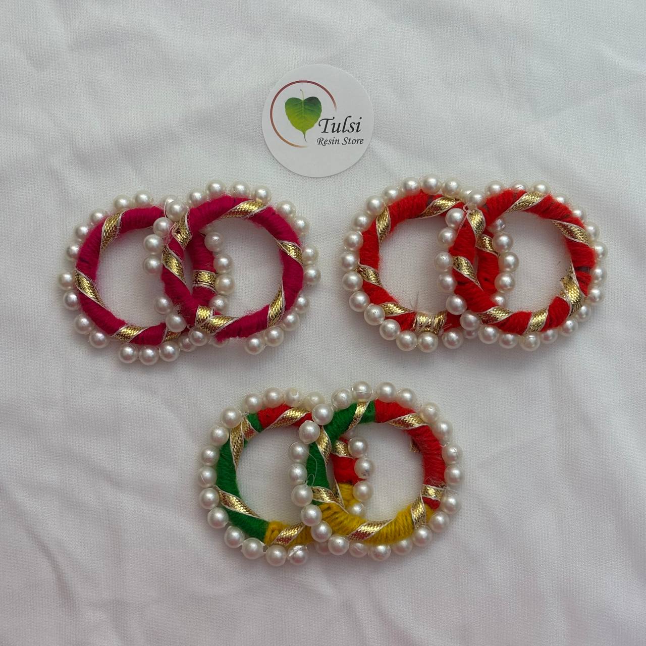 Traditional Pearl Ring (C) (2 Pcs)