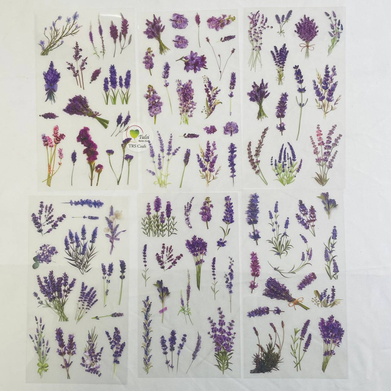 Transparent Sticker Sheet - Flower(A2)