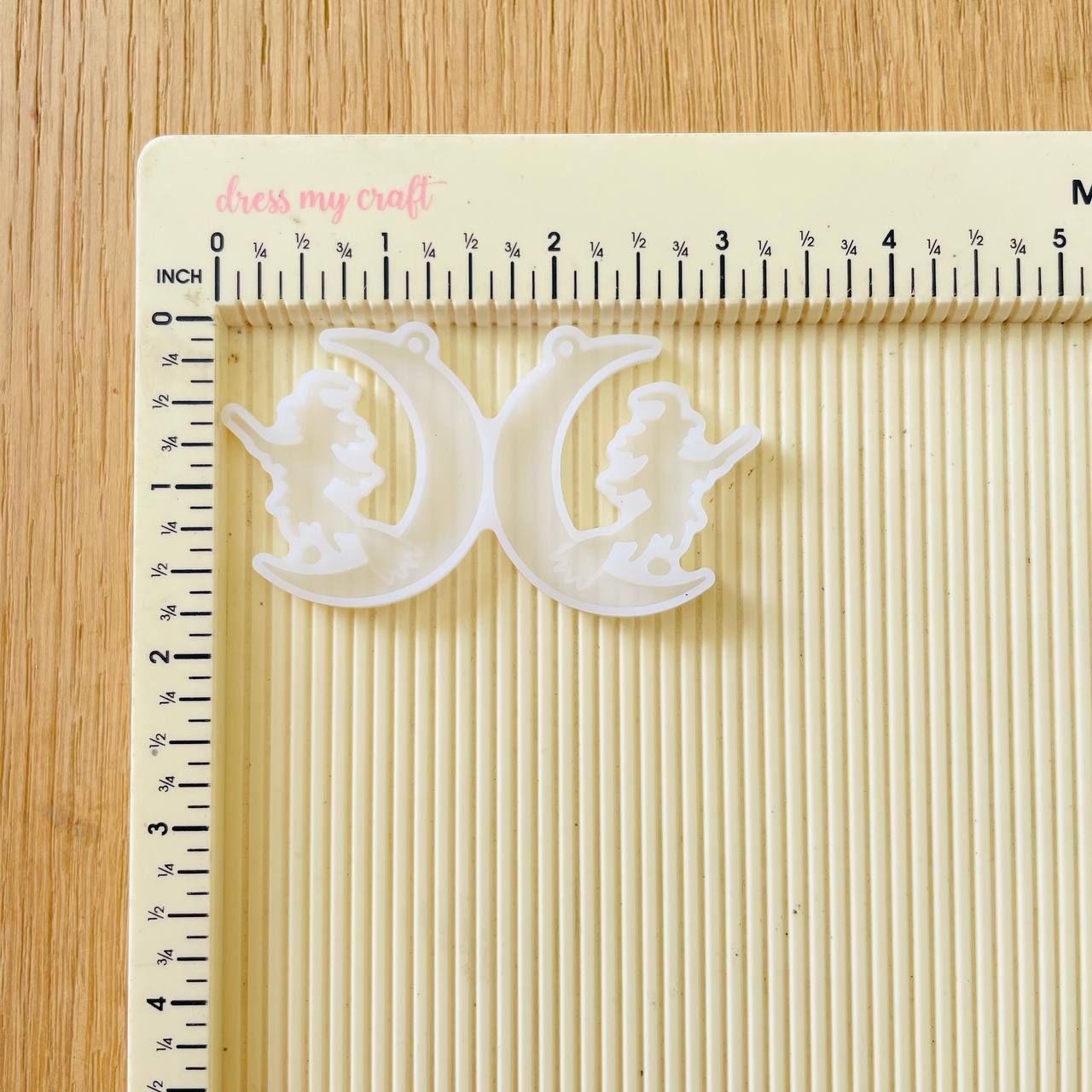 6 Pcs Crescent Earring / Keychain Mould
