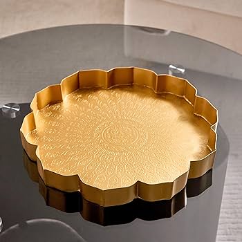 Metal Urli Bowl (A009) - Lotus 9"