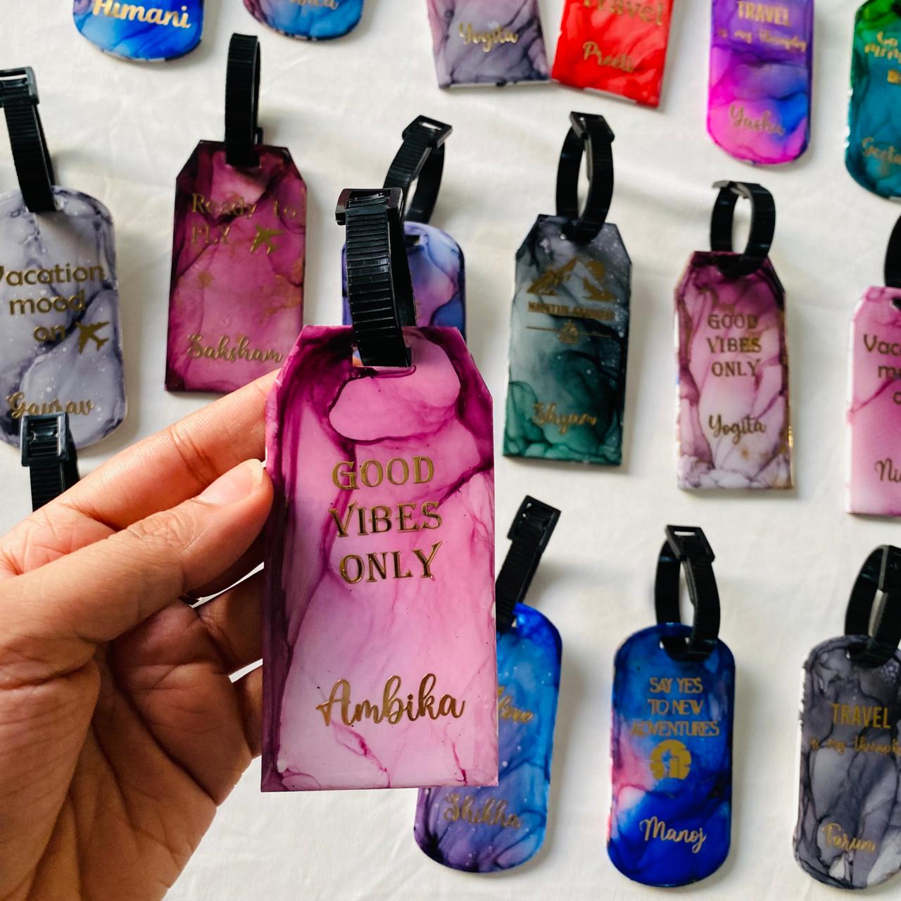 DIY Alcohol Ink Kit - Luggage Tag