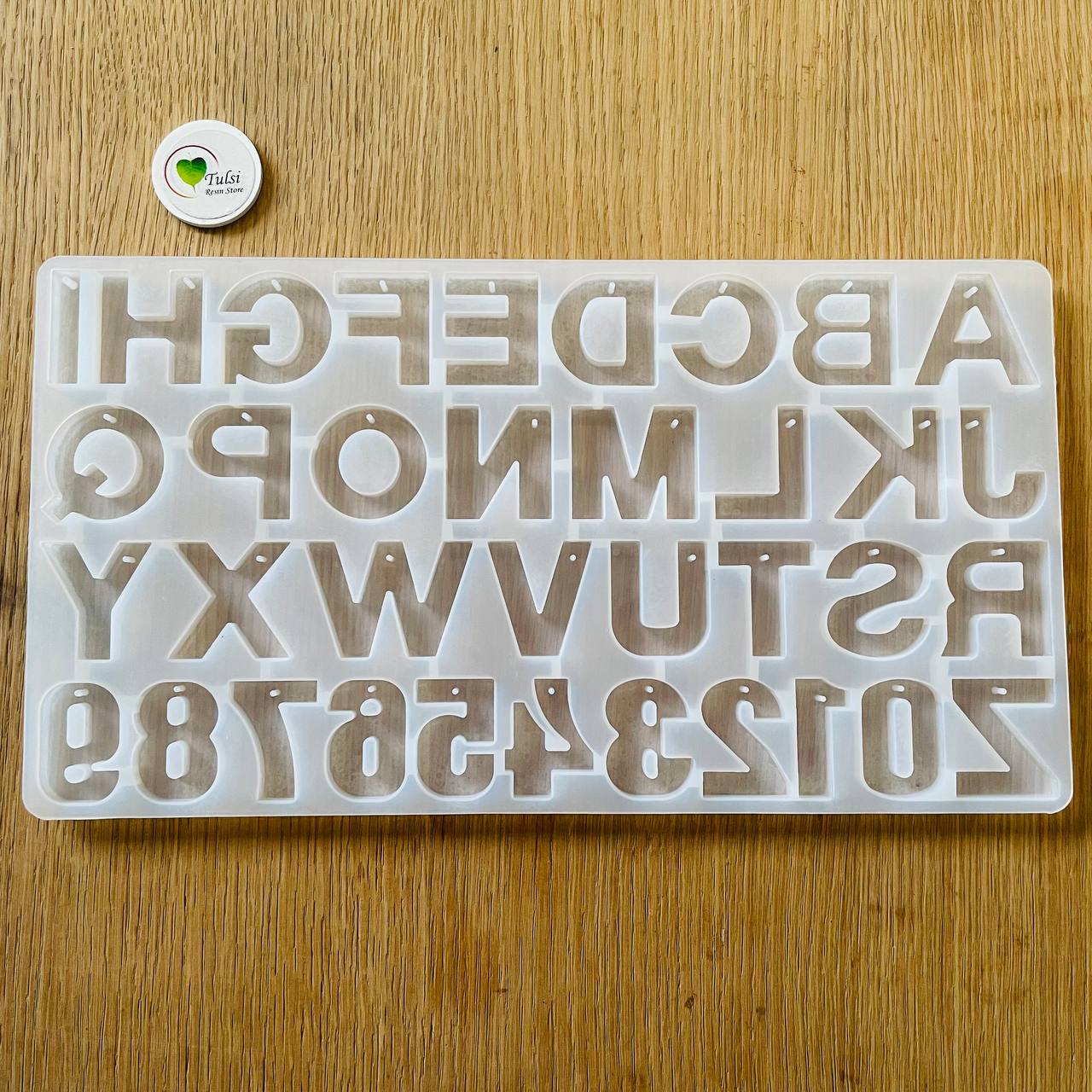 Back Alphabet Hole Mould - Main Image