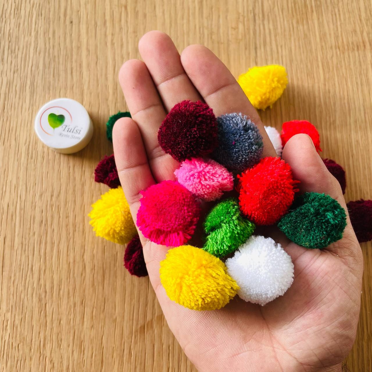 Colourful Pompom Balls