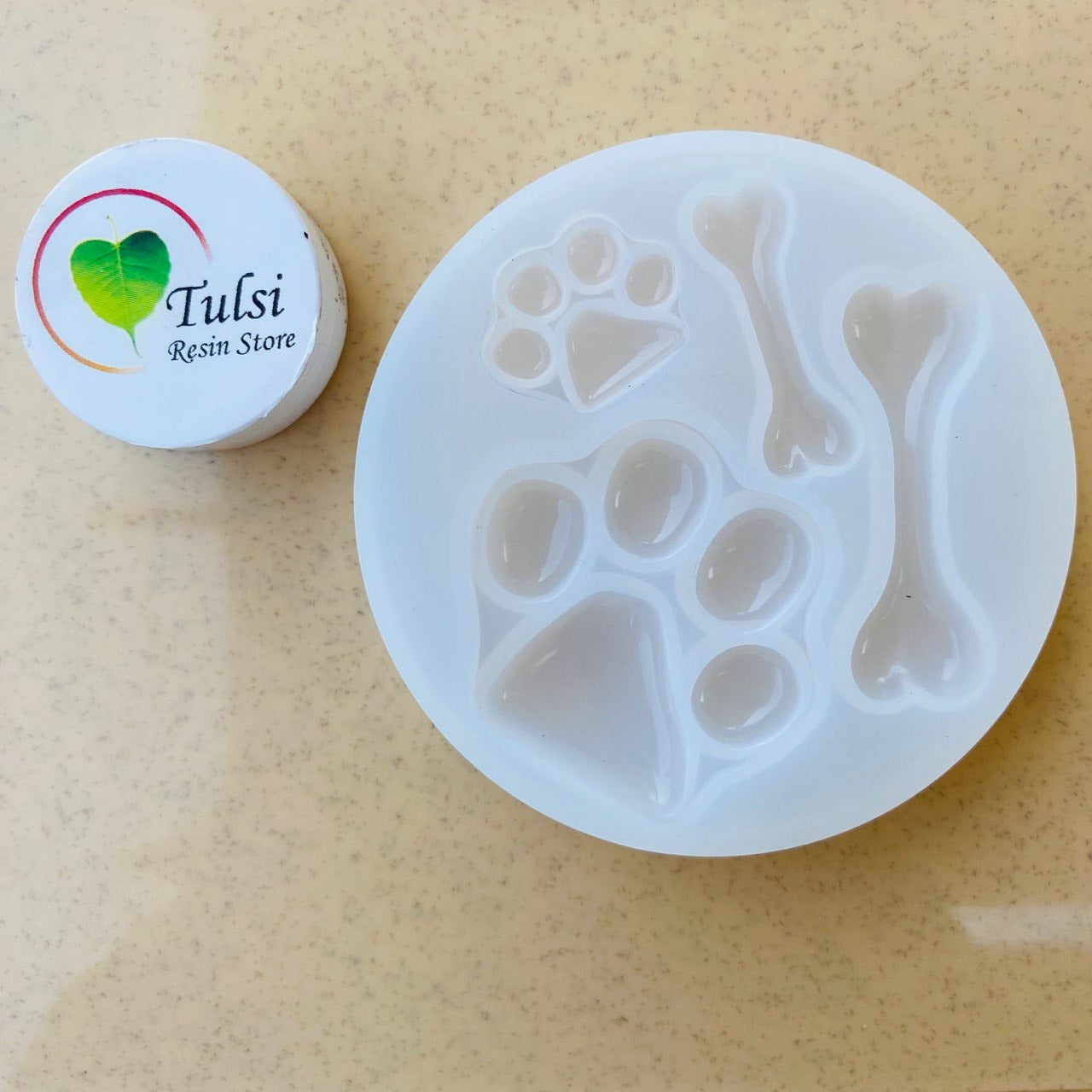 Dog Bone & Paw Mould