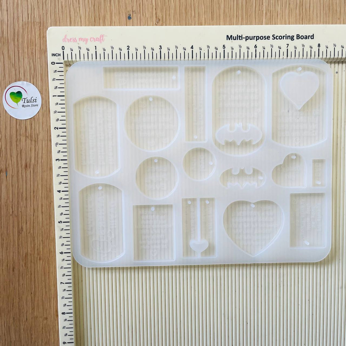 Engraved Captions Keychain Mould Tulsi Resin Store