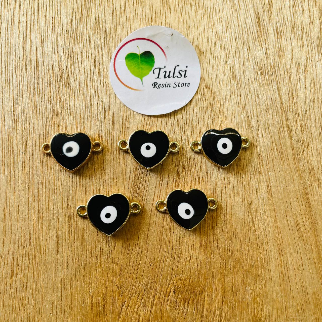 Evil Eye Charm With Two Hooks - L