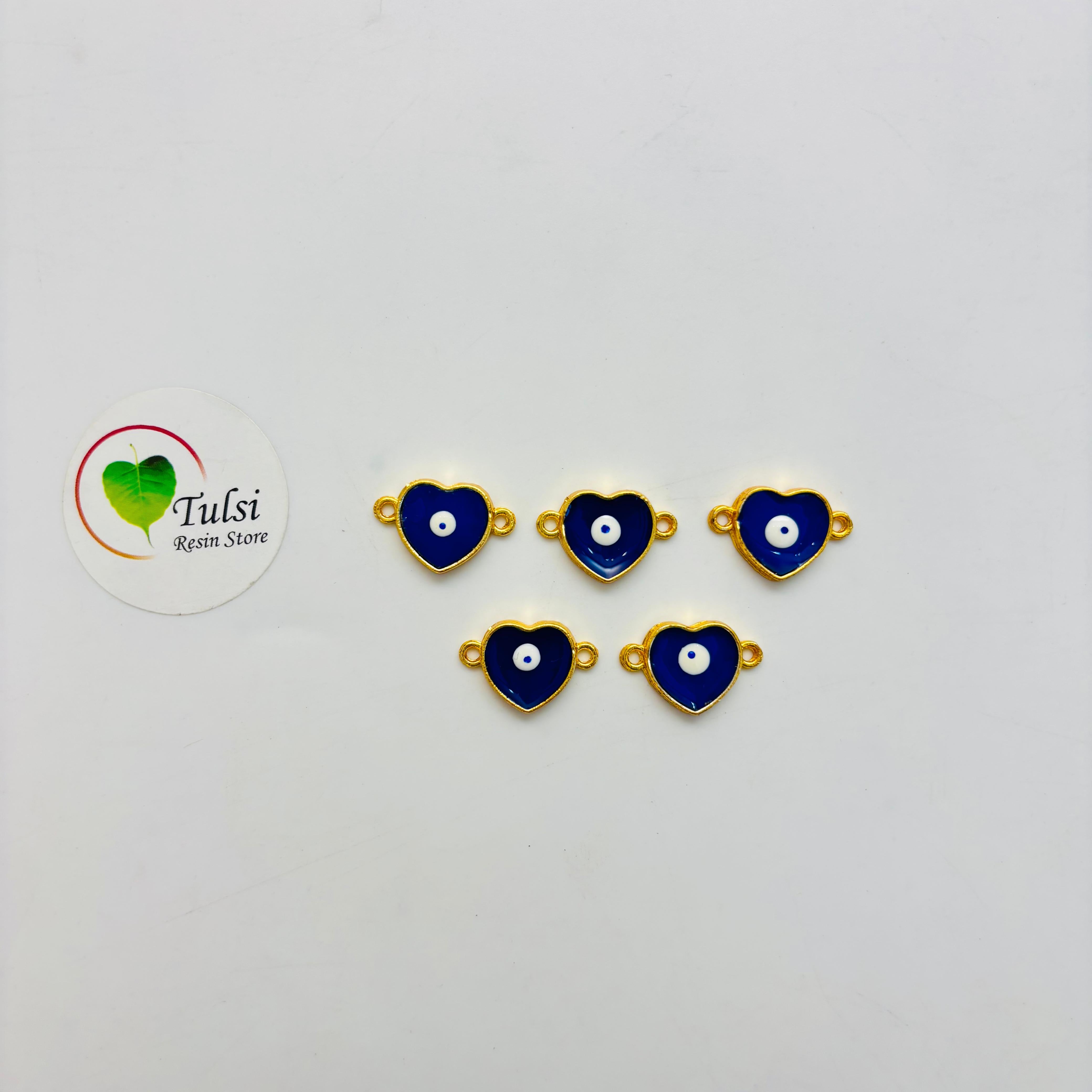 Evil Eye Charm With Two Hooks - H