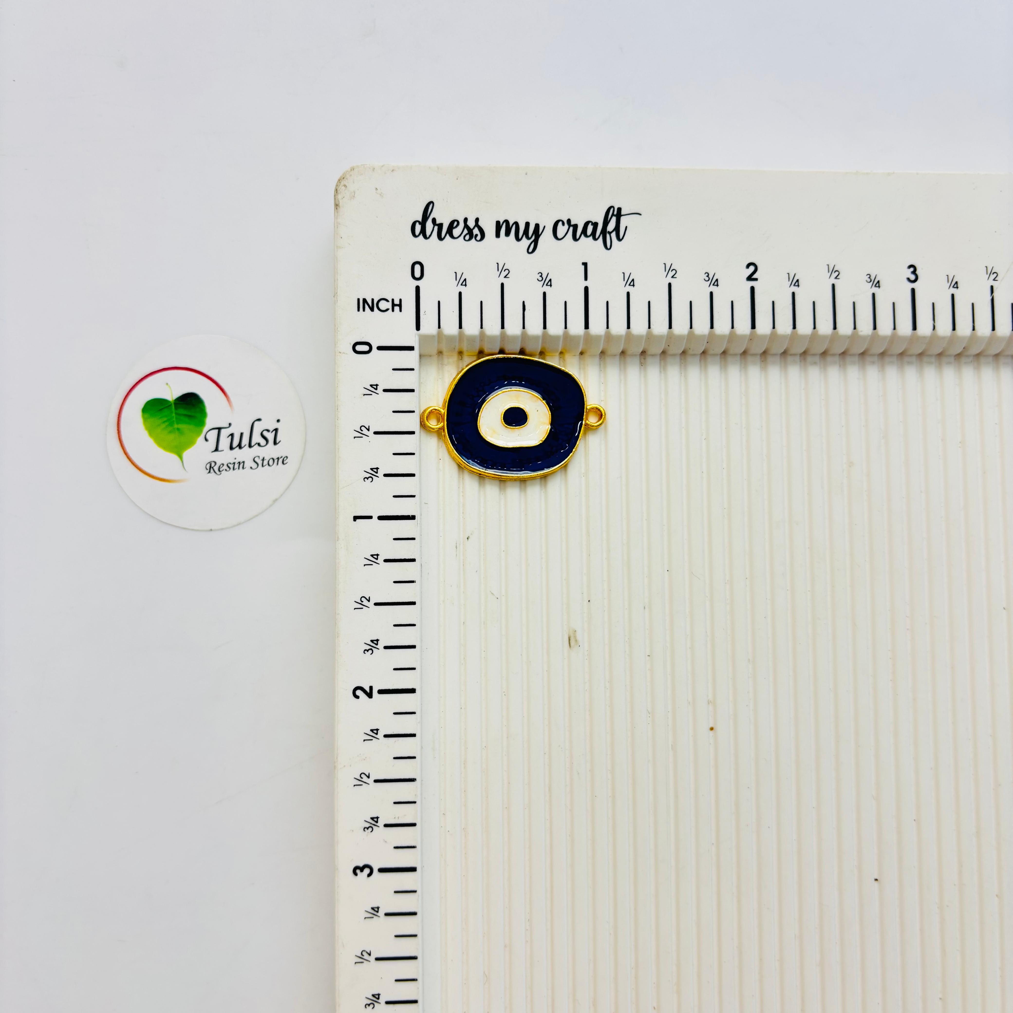 Evil Eye Charm With Two Hooks - M