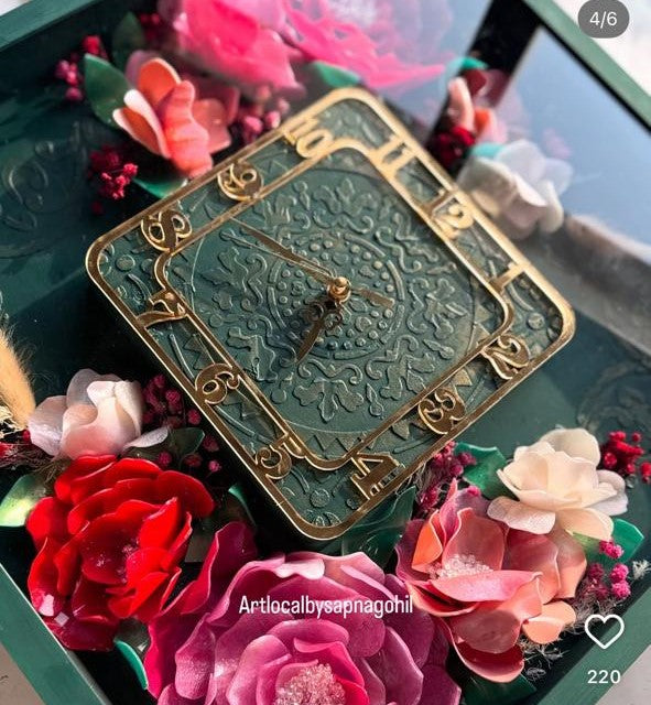 English Number Ring - Square