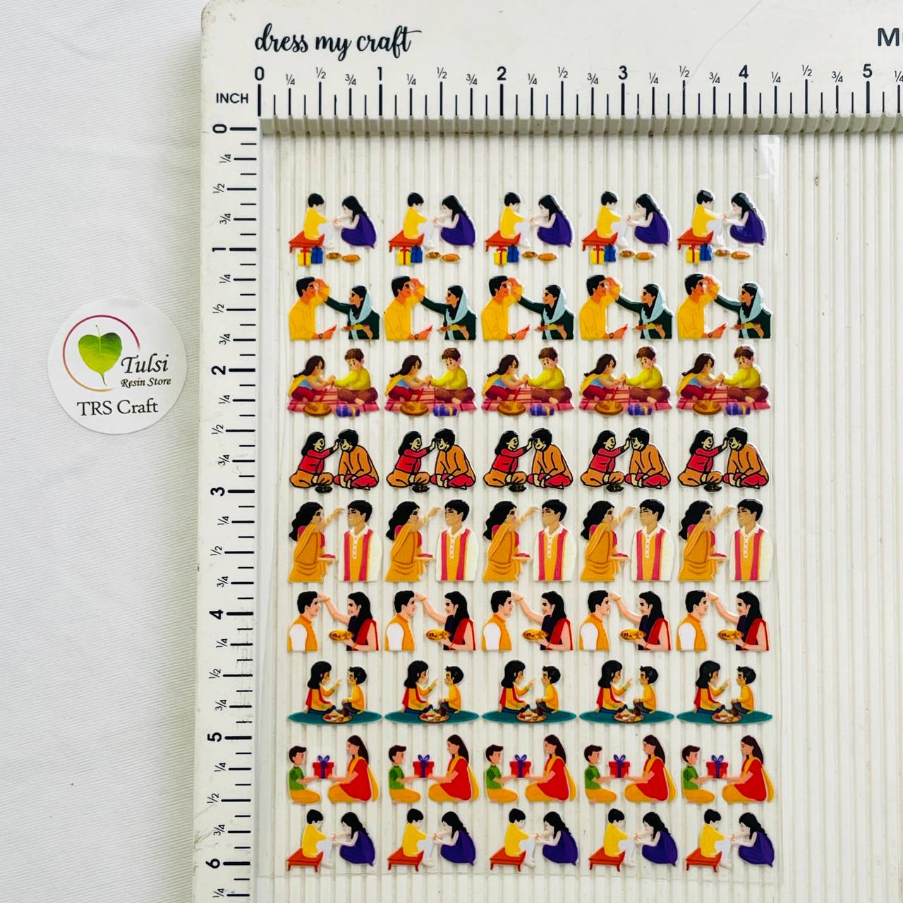 A6 UV DTF Sticker - Mix Rakhi (C)