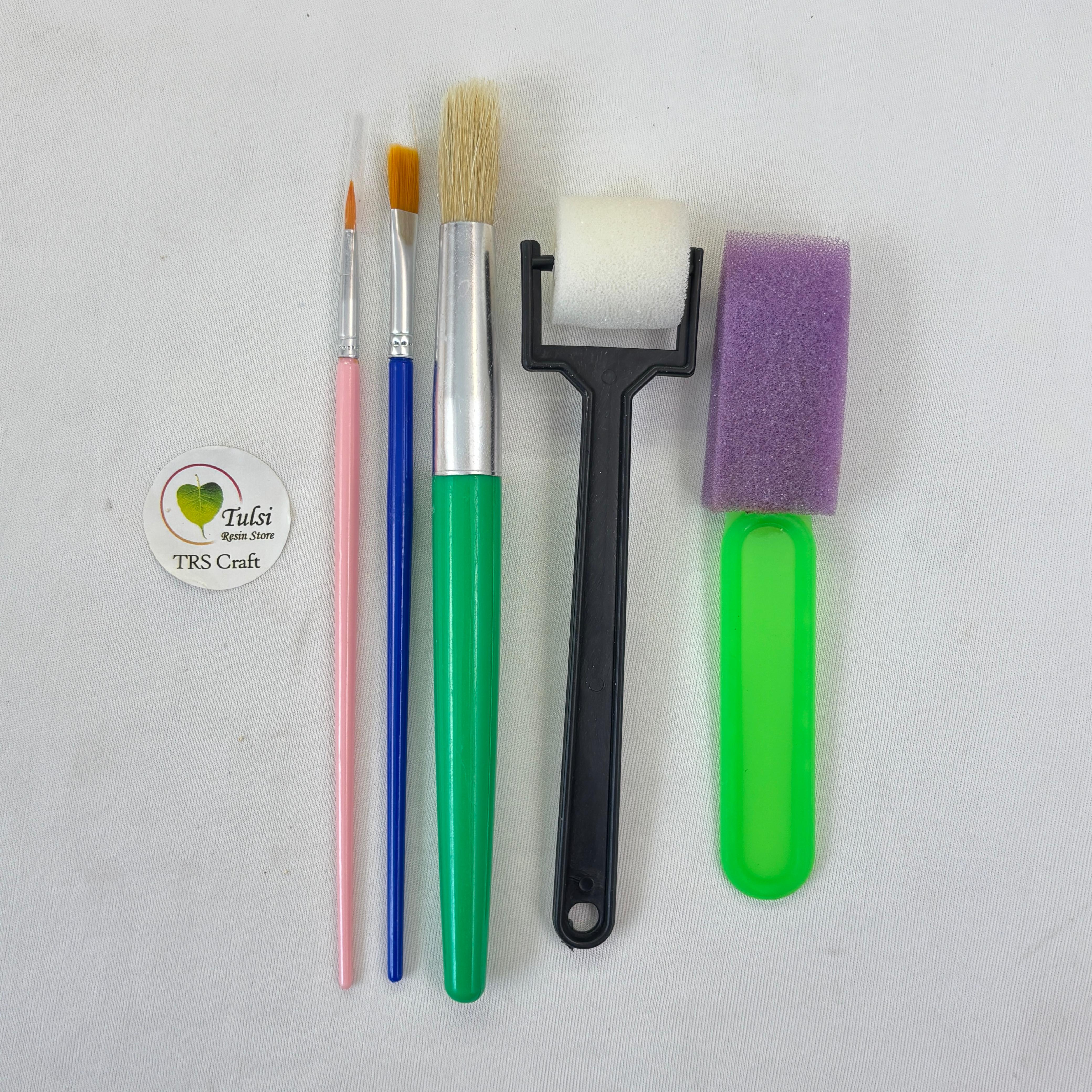 5 Pcs Brush & Sponge set