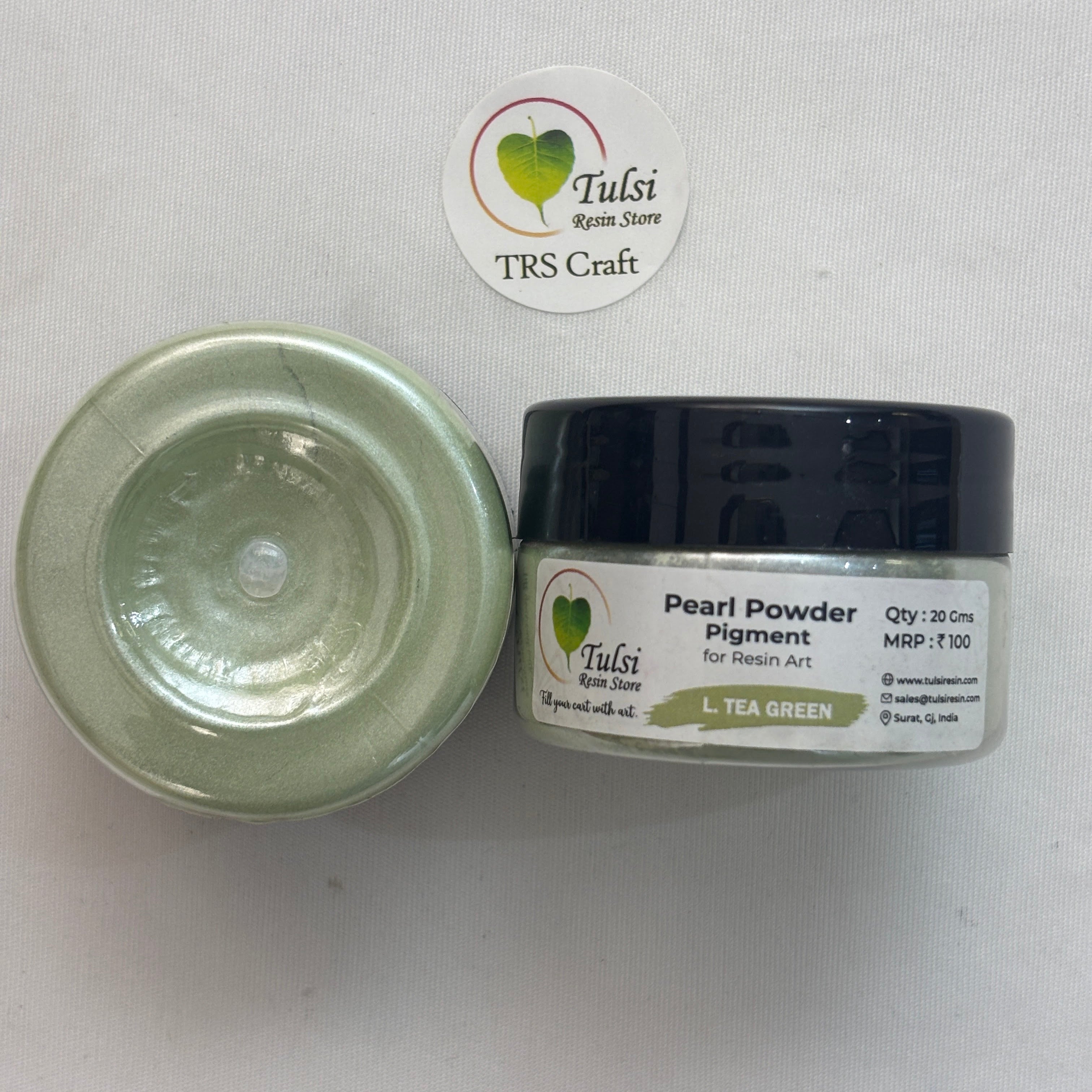 Light Tea Green Pearl Pigment