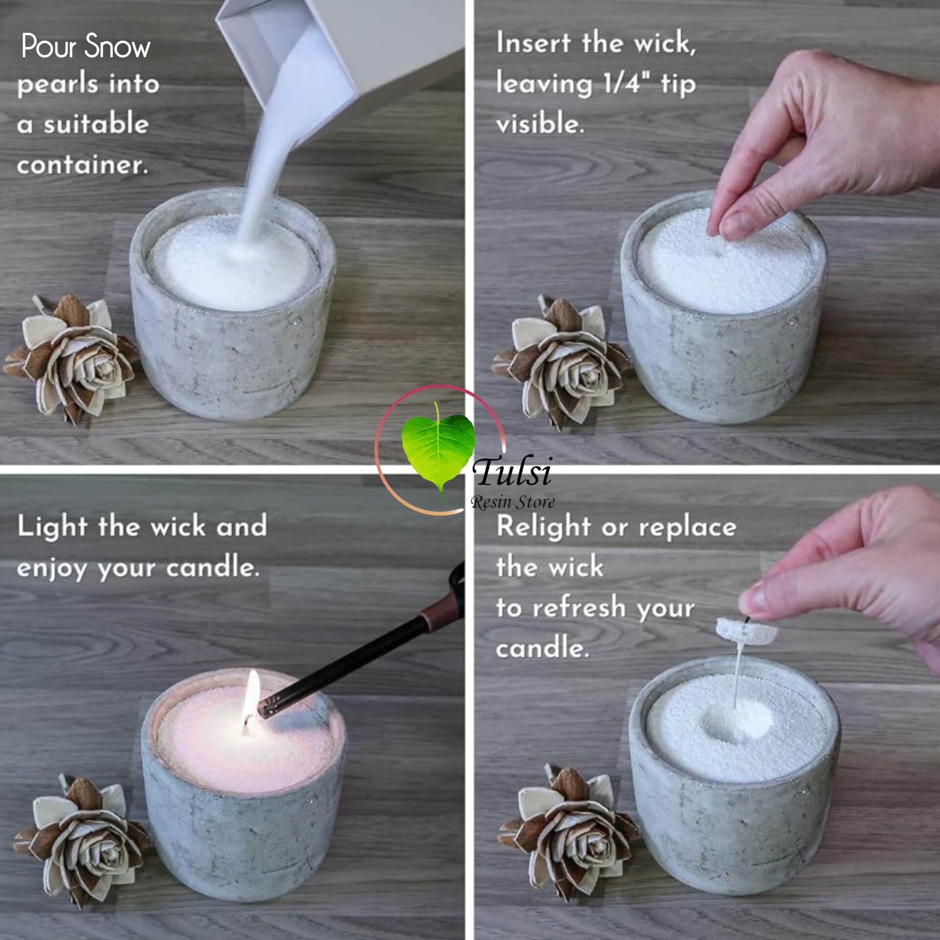Snow Pearl Wax For Candle Making