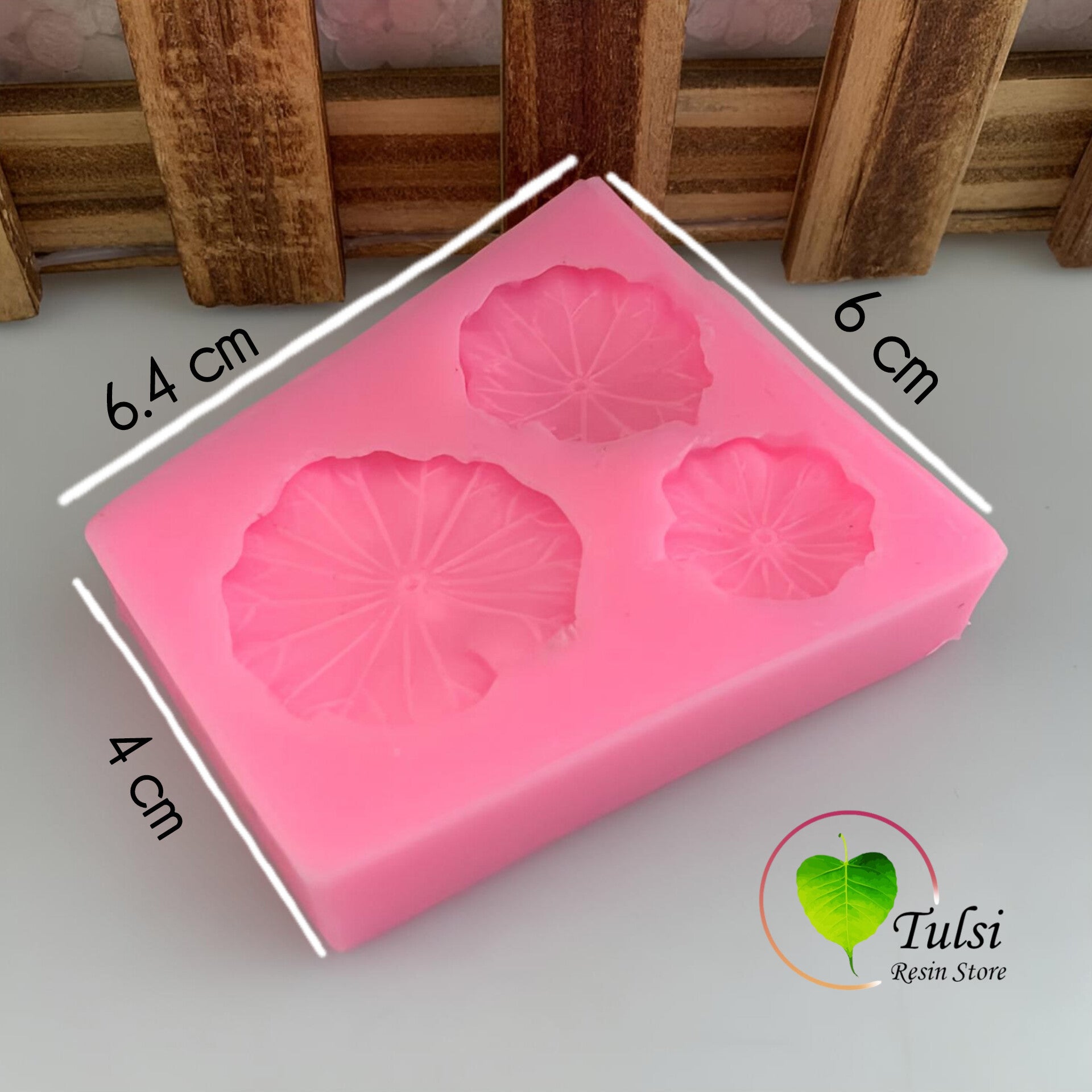 Lotus Pond Miniature Mould (D) - 3 Cavity