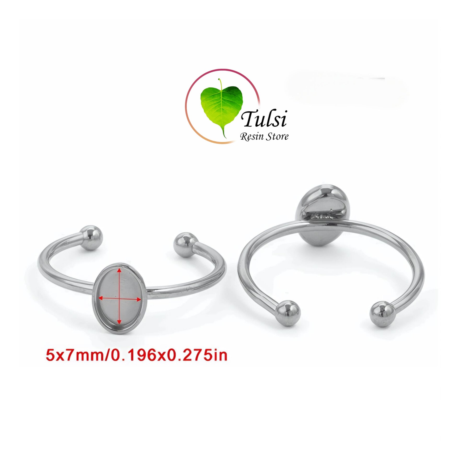 Bazel Ring Base (L) - AntiTarnish