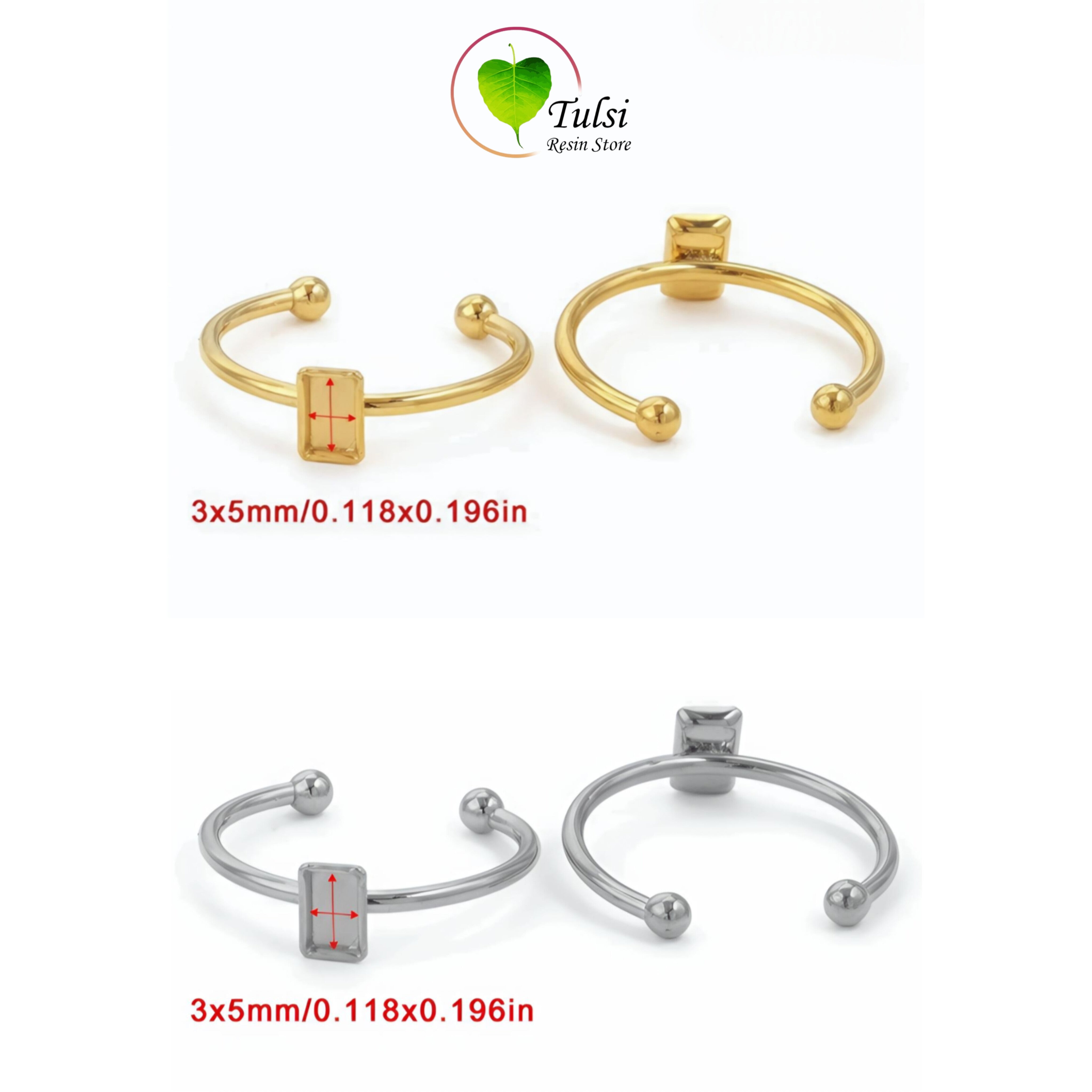 Bazel Ring Base (K) - AntiTarnish