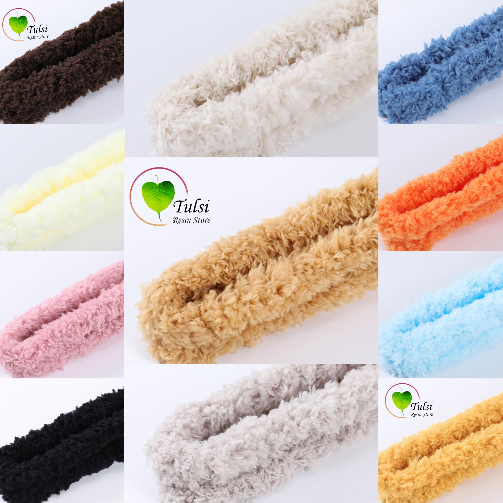 Coral Fleece Pipe Cleaners