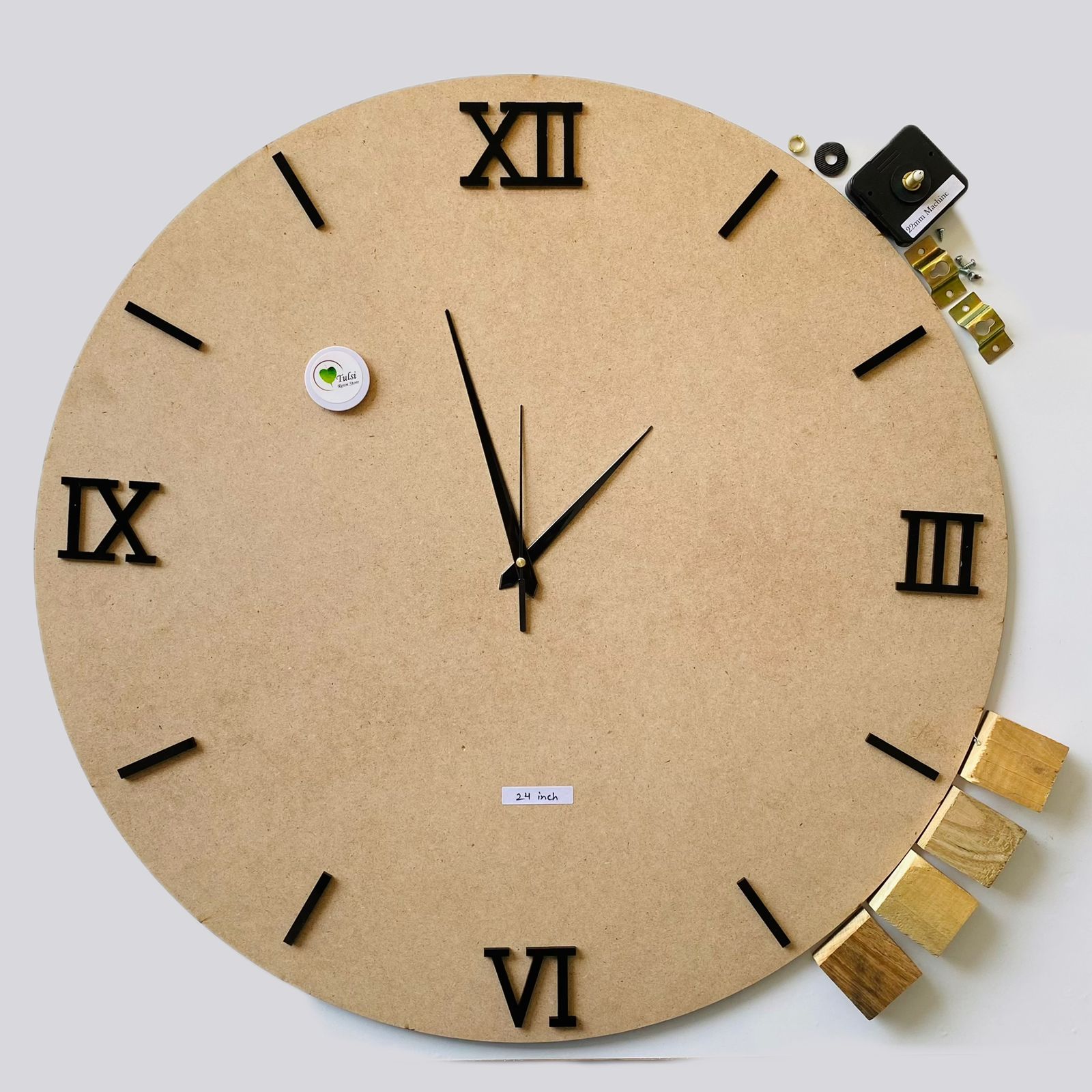 MDF Clock Set With Number