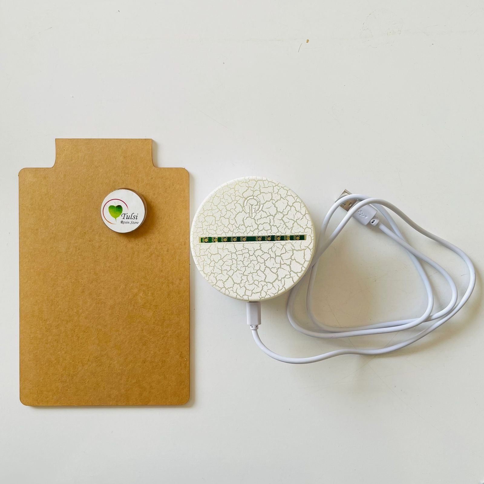 RGB Round led Light With Transparent Acrylic