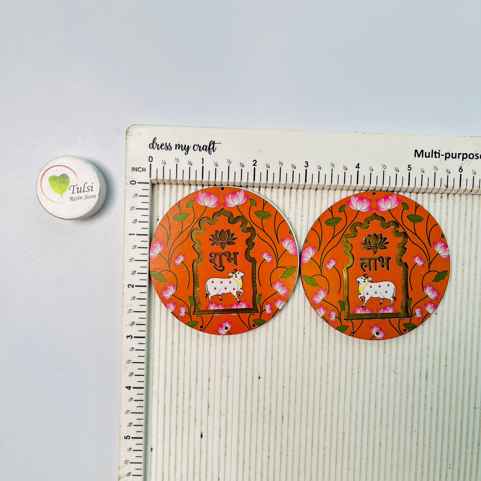 MDF Subh-Labh - Extra Small Round