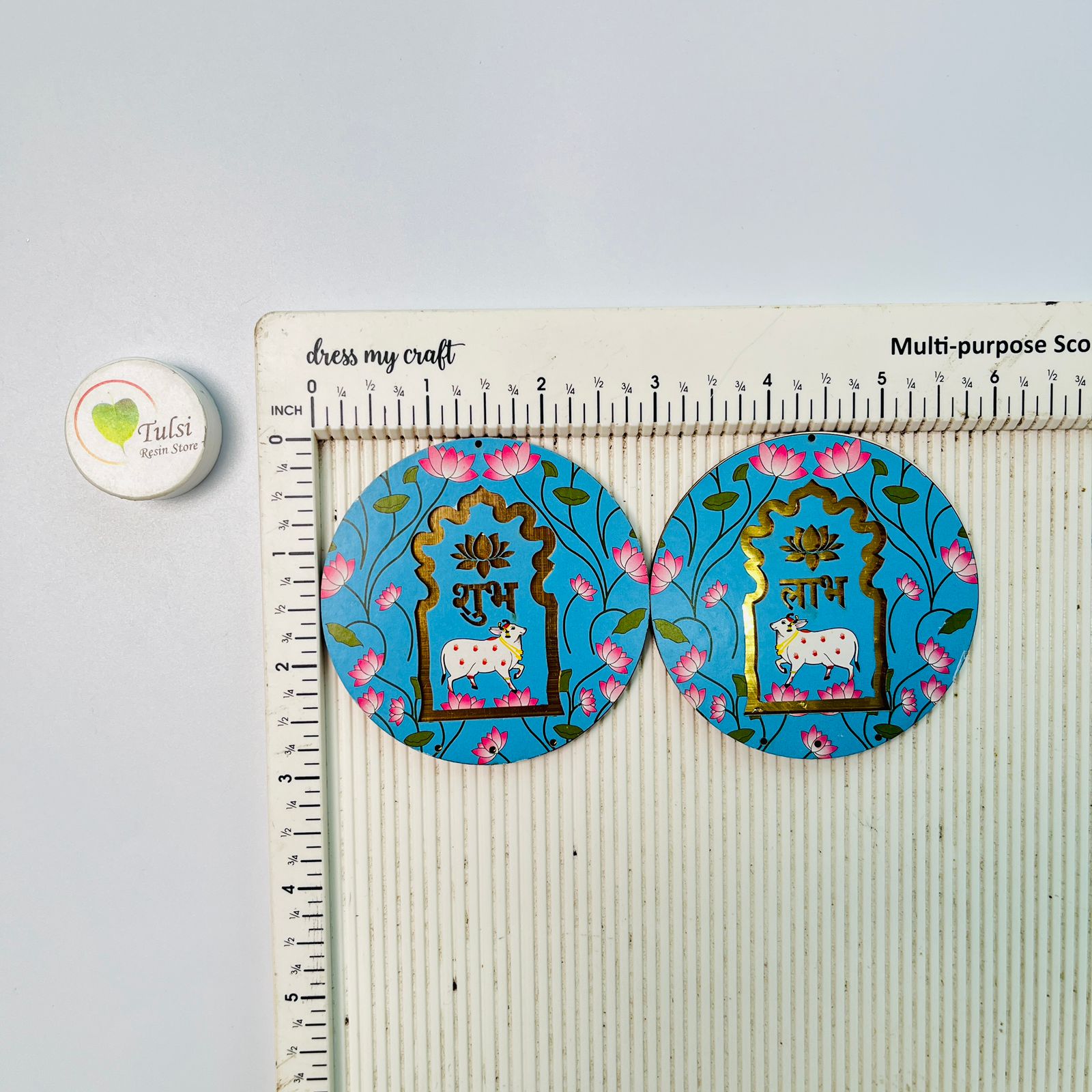 MDF Subh-Labh - Extra Small Round