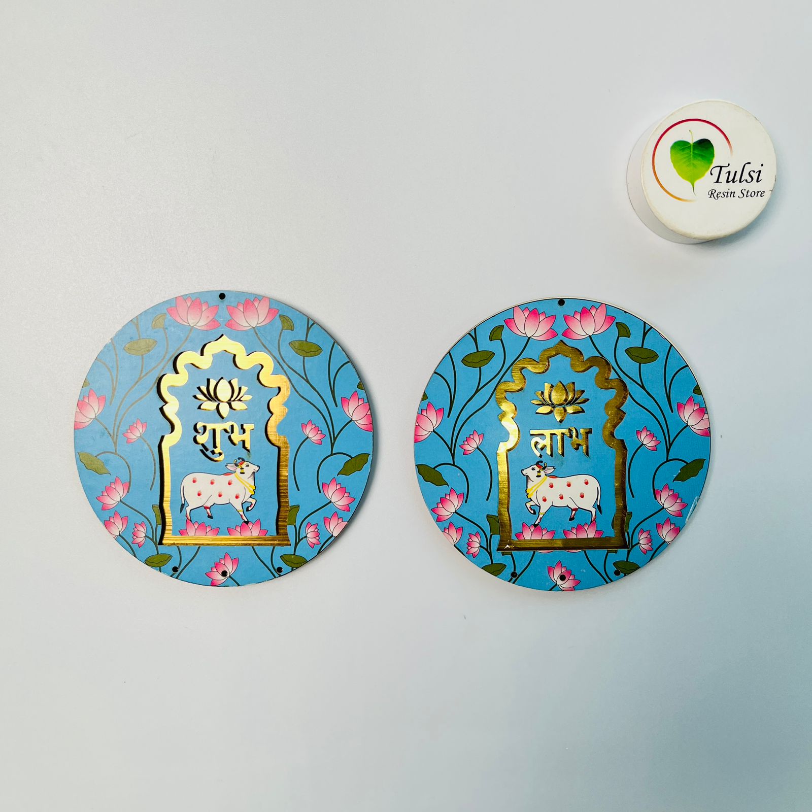 MDF Subh-Labh - Extra Small Round