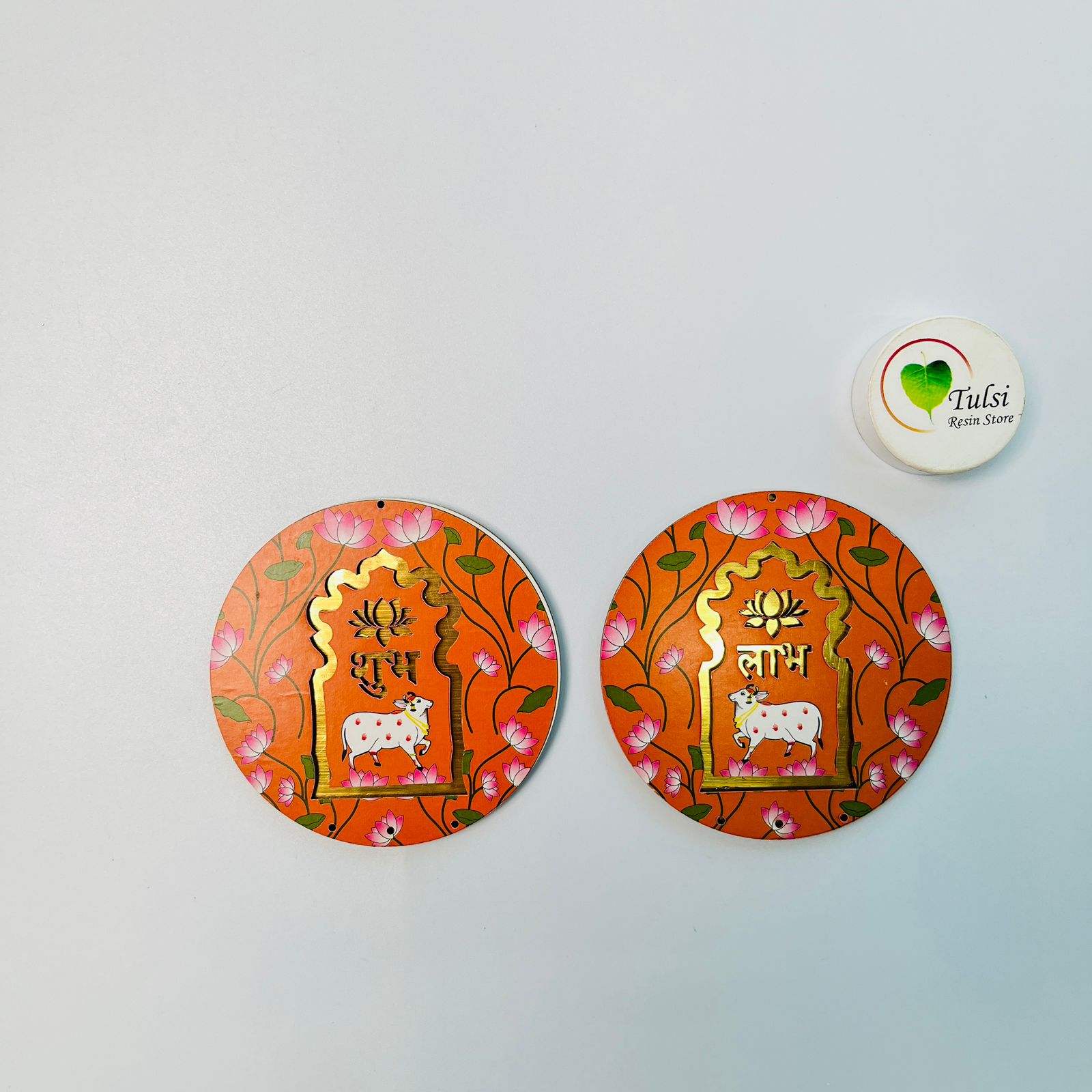MDF Subh-Labh - Extra Small Round
