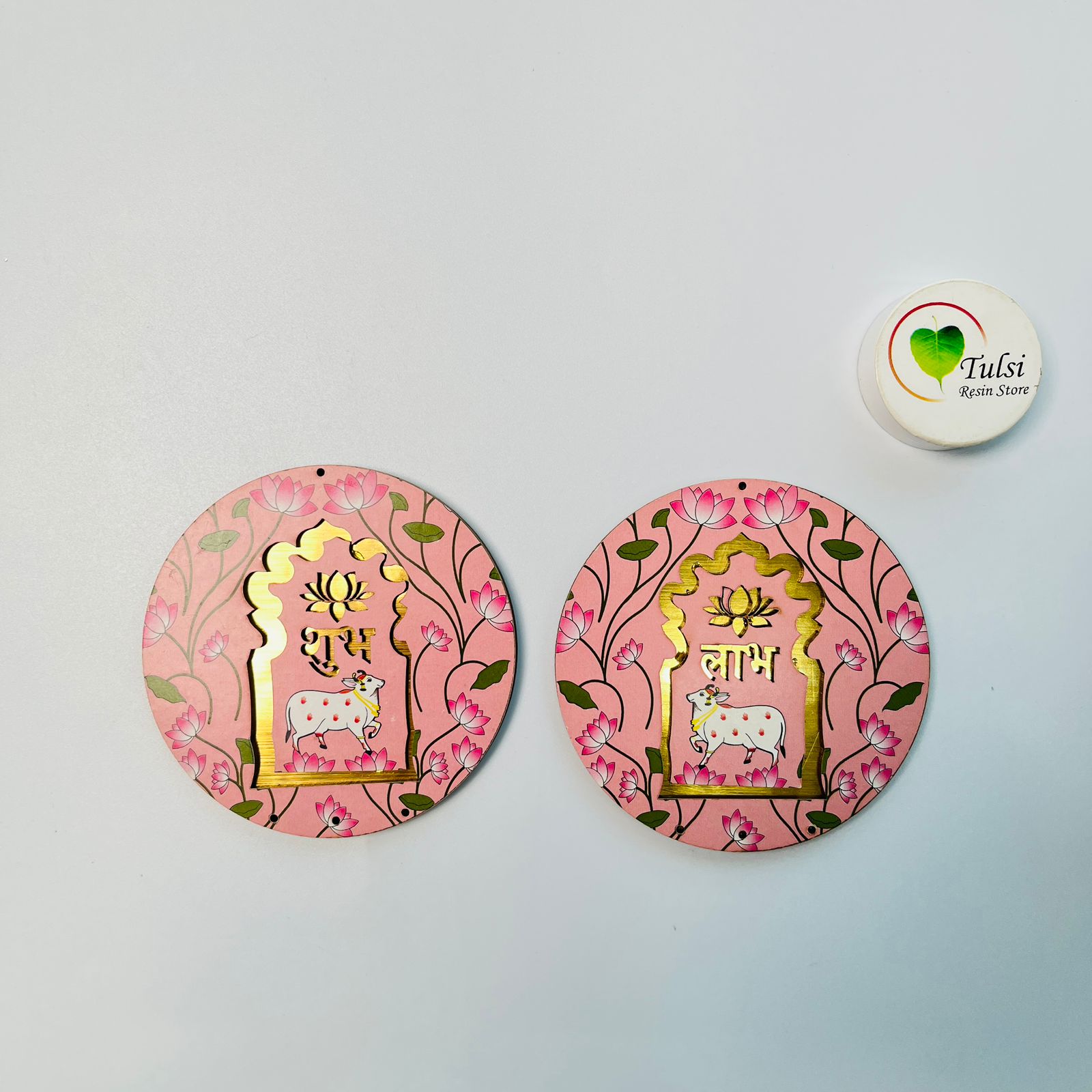 MDF Subh-Labh - Extra Small Round