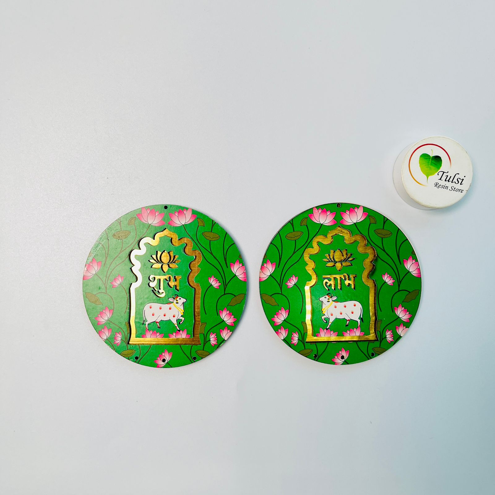 MDF Subh-Labh - Extra Small Round