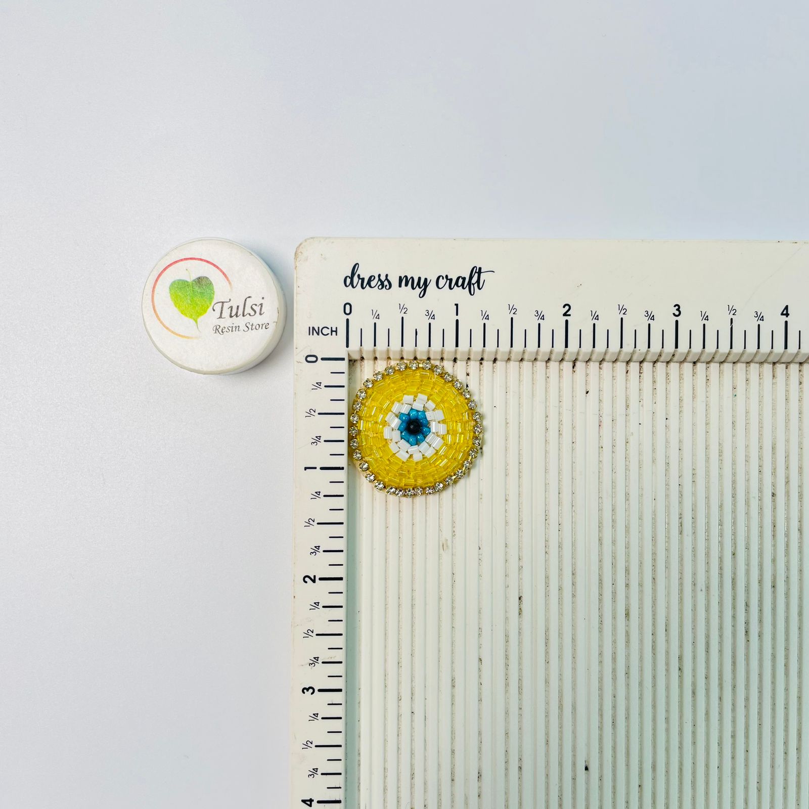 Evil Eye Patch - Yellow