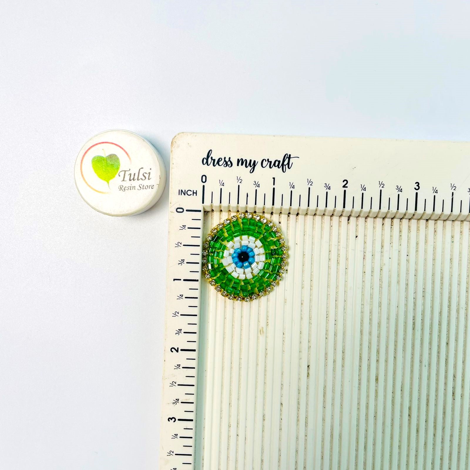 Evil Eye Patch - Green