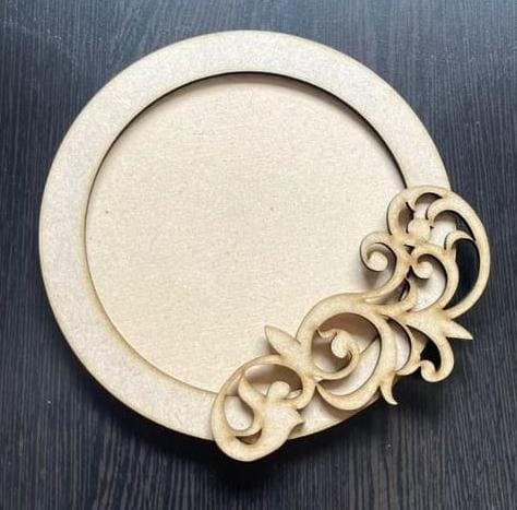 MDF Frame/T-Light Holder - (F) (2pcs)