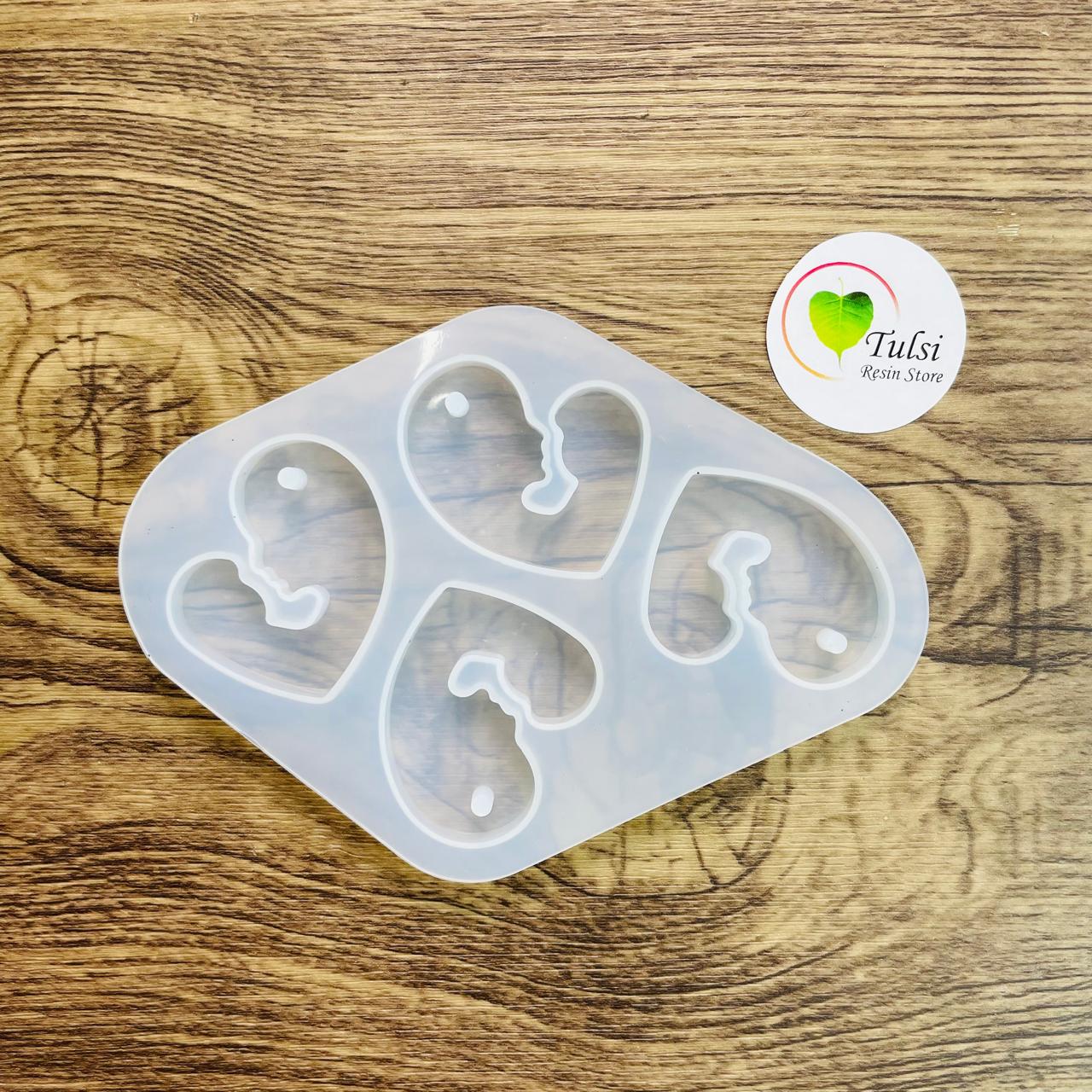 Mom & Baby Pendant/Keychain Mould