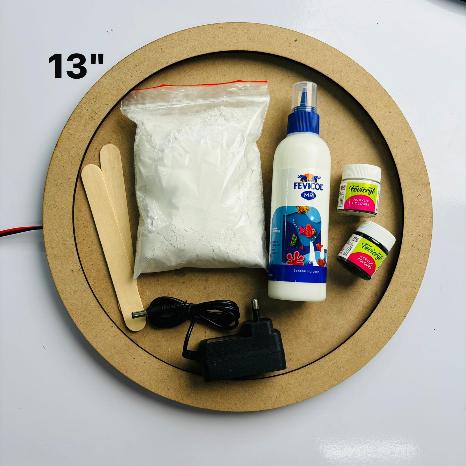 مجموعة نسيج مصباح القمر DIY