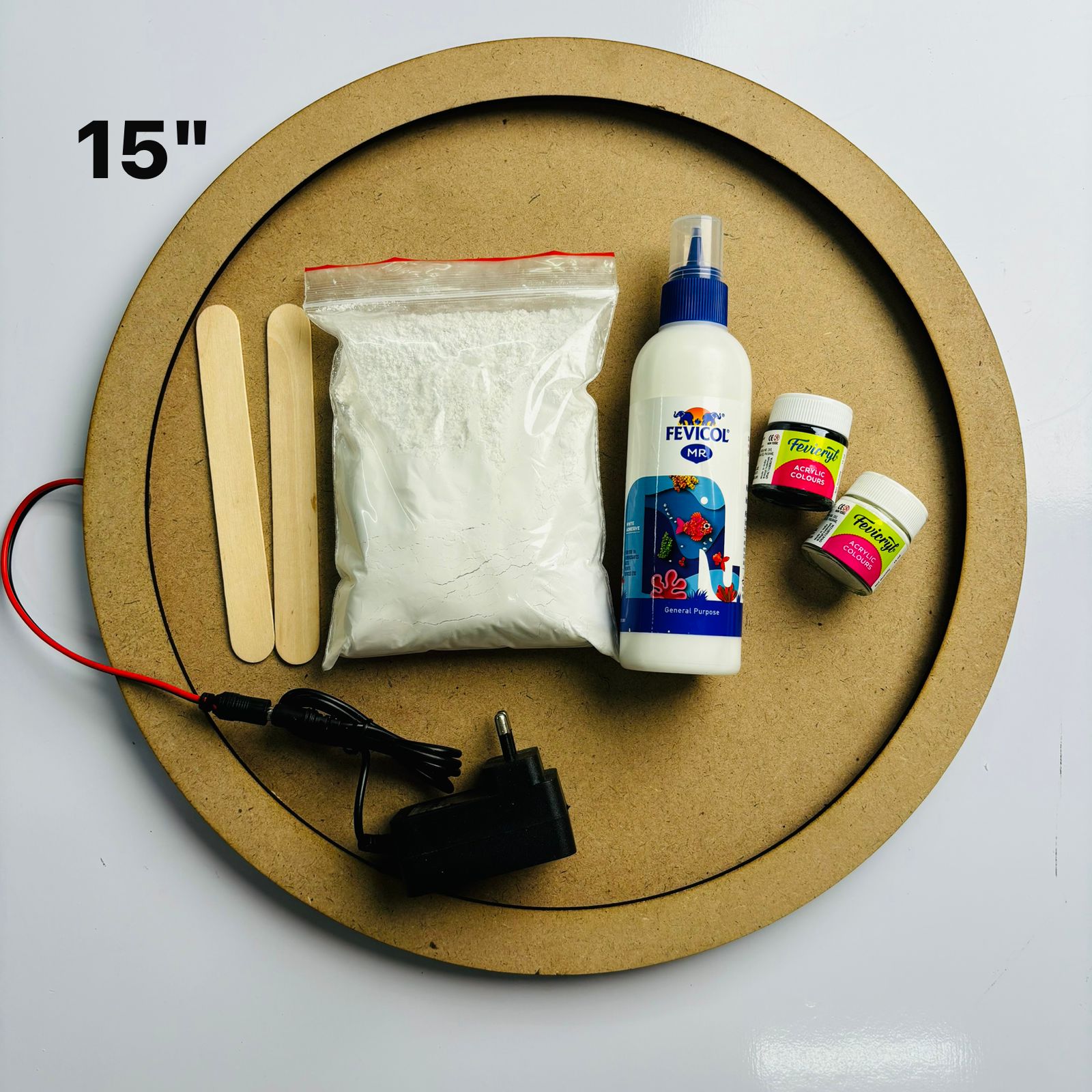 مجموعة نسيج مصباح القمر DIY