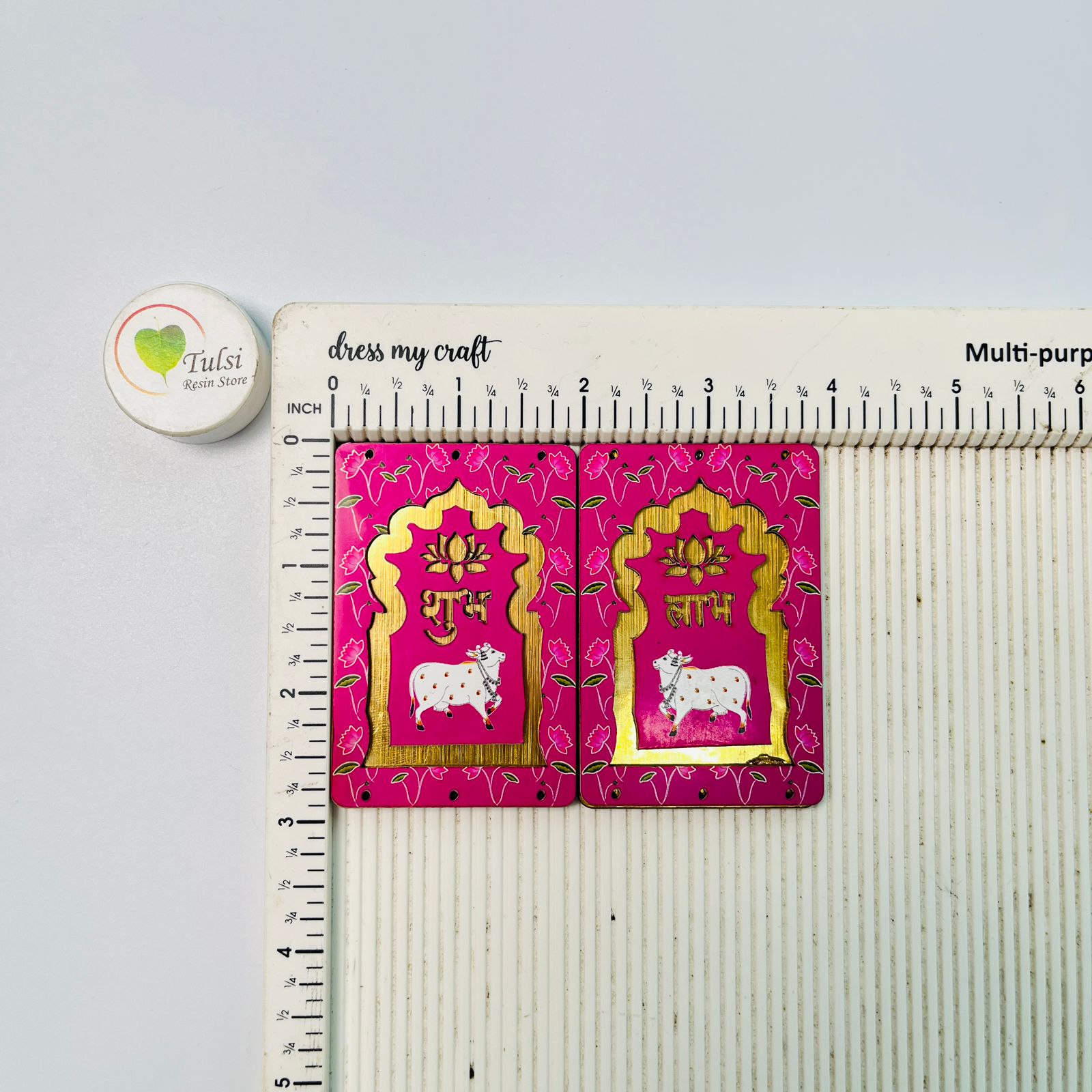 MDF Subh-Labh - Extra Small Rectangle