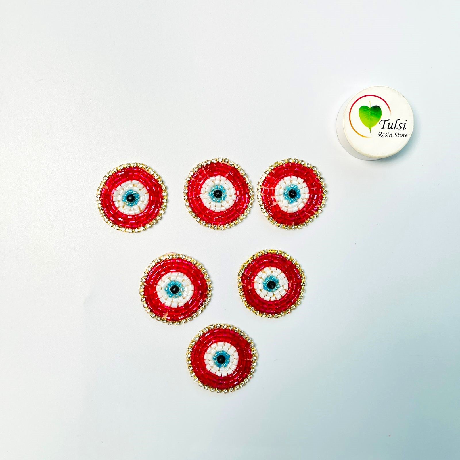 Evil Eye Patch - Red