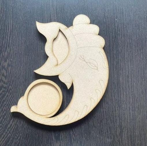 MDF T-Light Holder - (E) (2pcs)