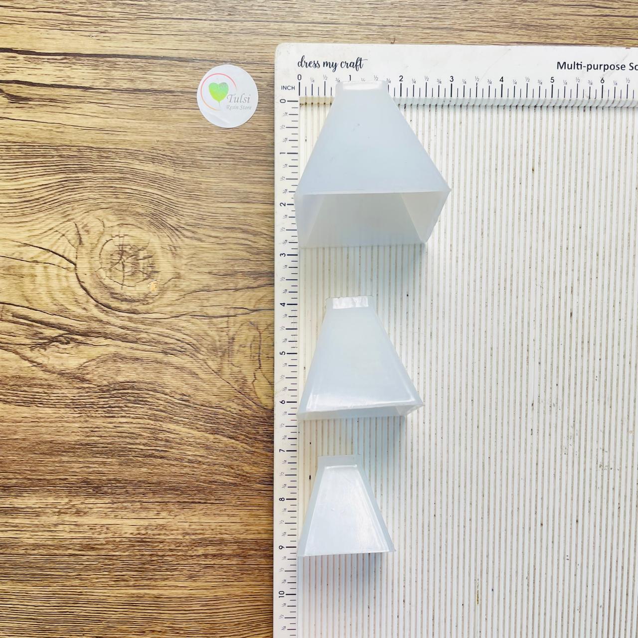 3 Pcs Pyramid Mould set