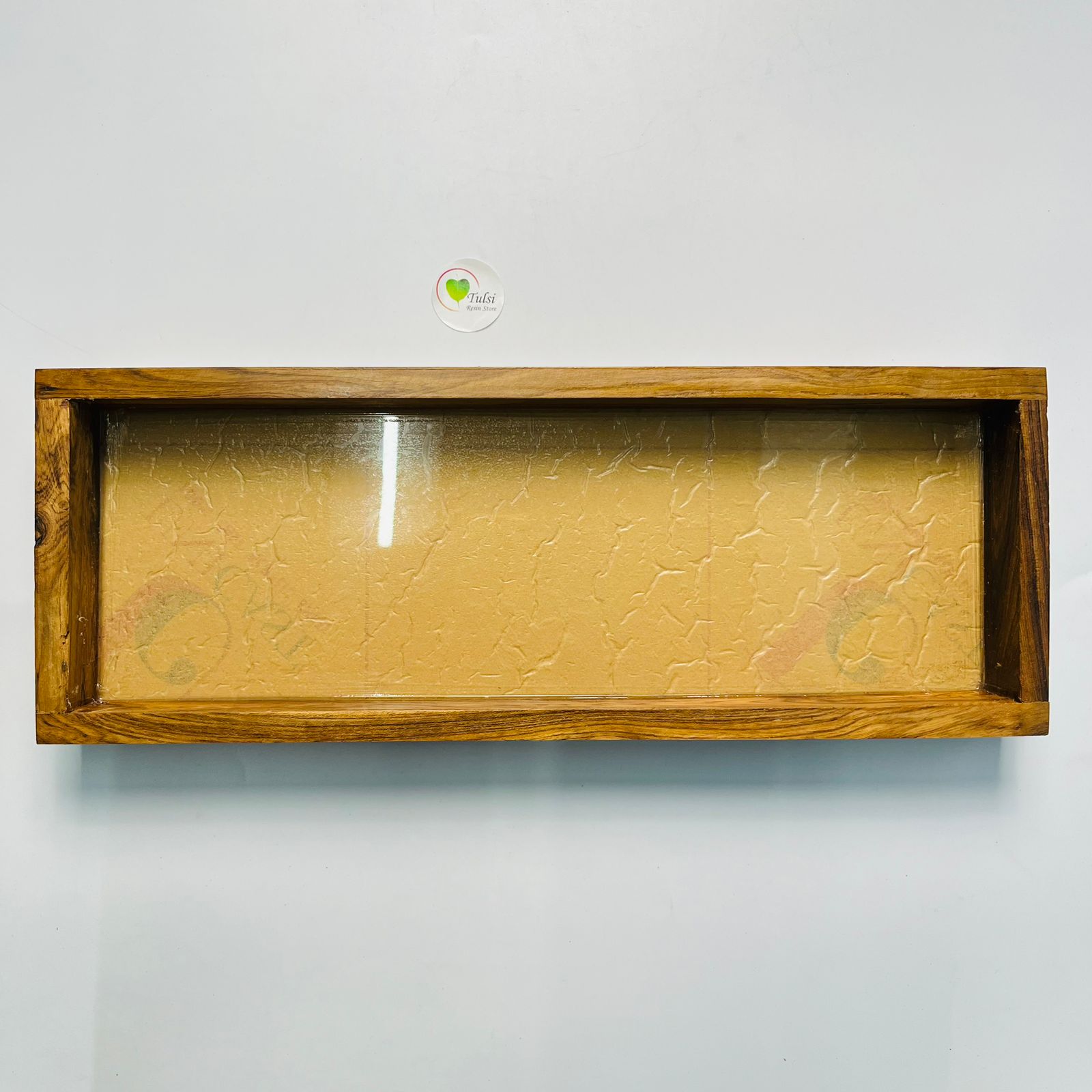 Teakwood Floating Frame (I) - With Acrylic Cutout