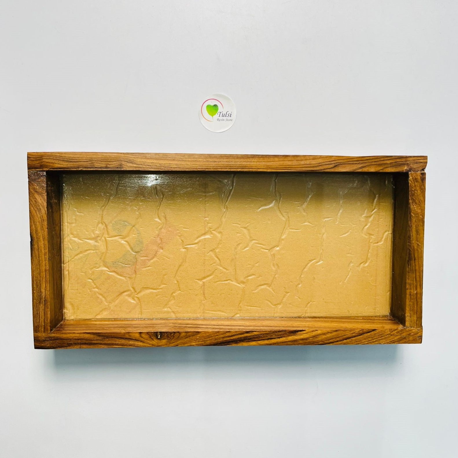 Teakwood Floating Frame (I) - With Acrylic Cutout