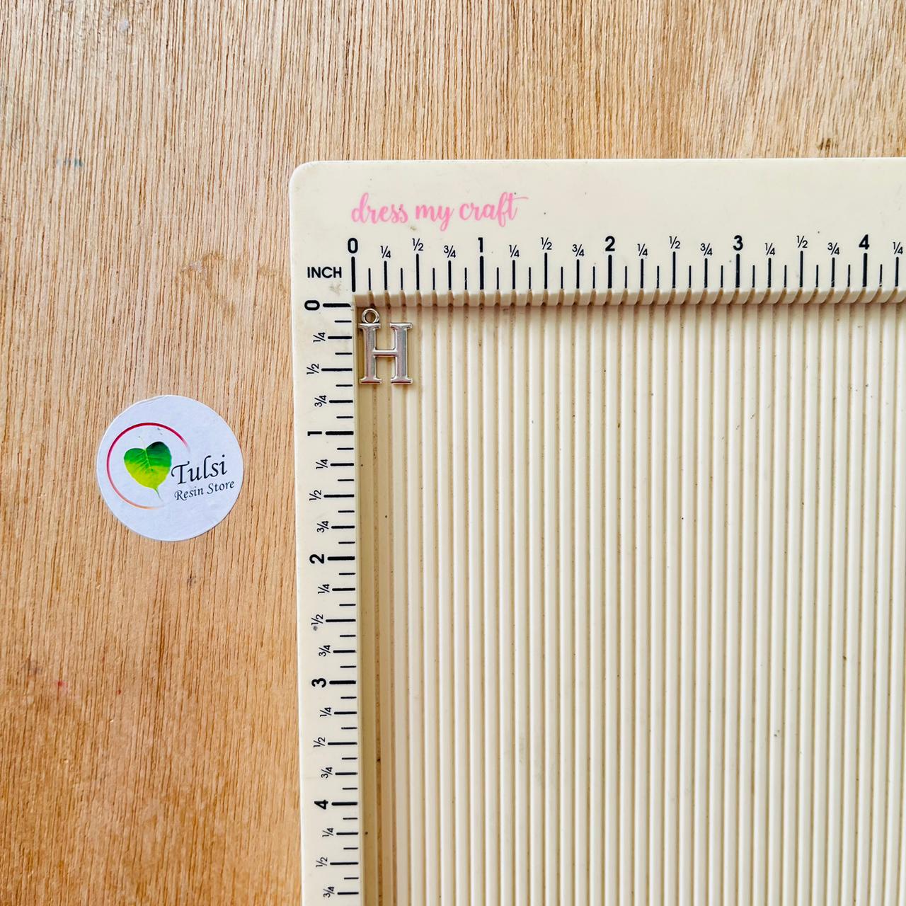 Distash/ Defective All Alphabet Charm - Silver