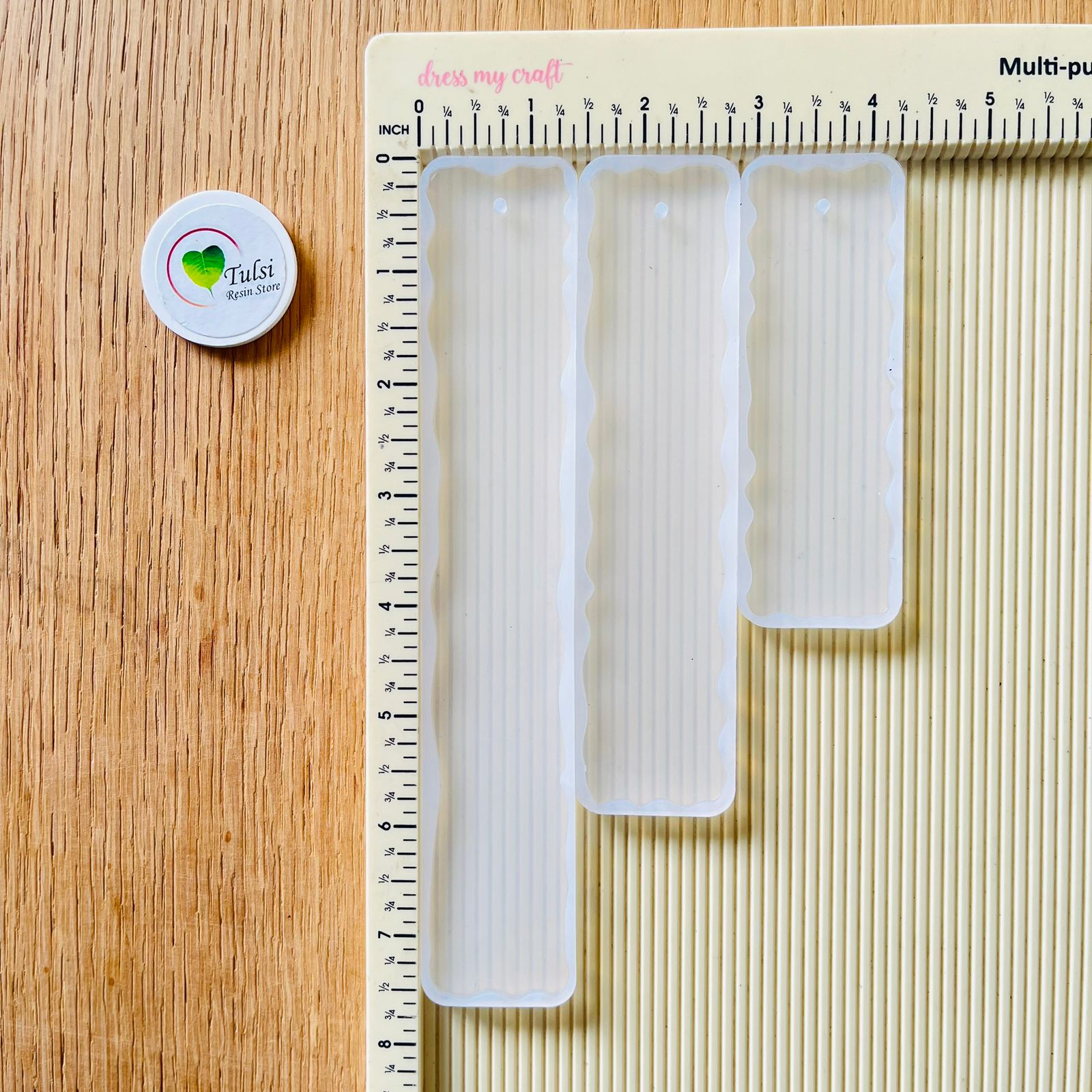 3 Pcs Agate Bookmark Mould