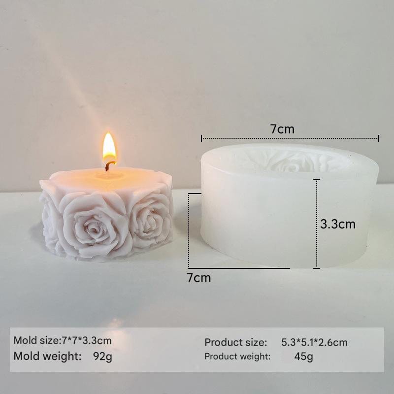 Rose Candle Mould (D)
