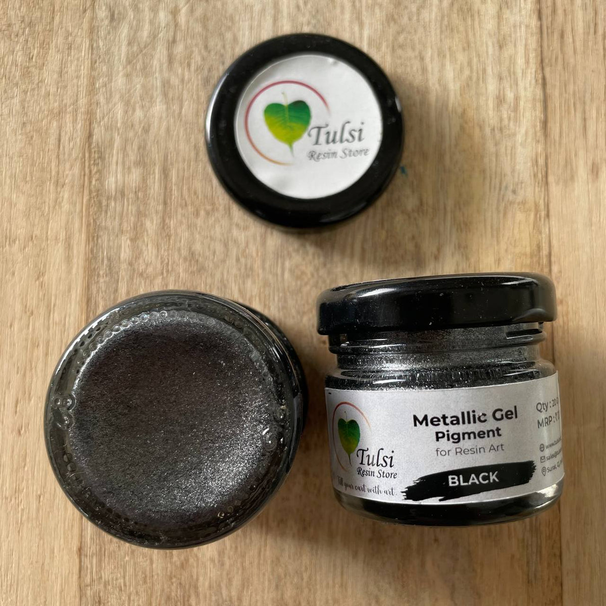 matte black gel pigment for resin art – Epoxy Art India