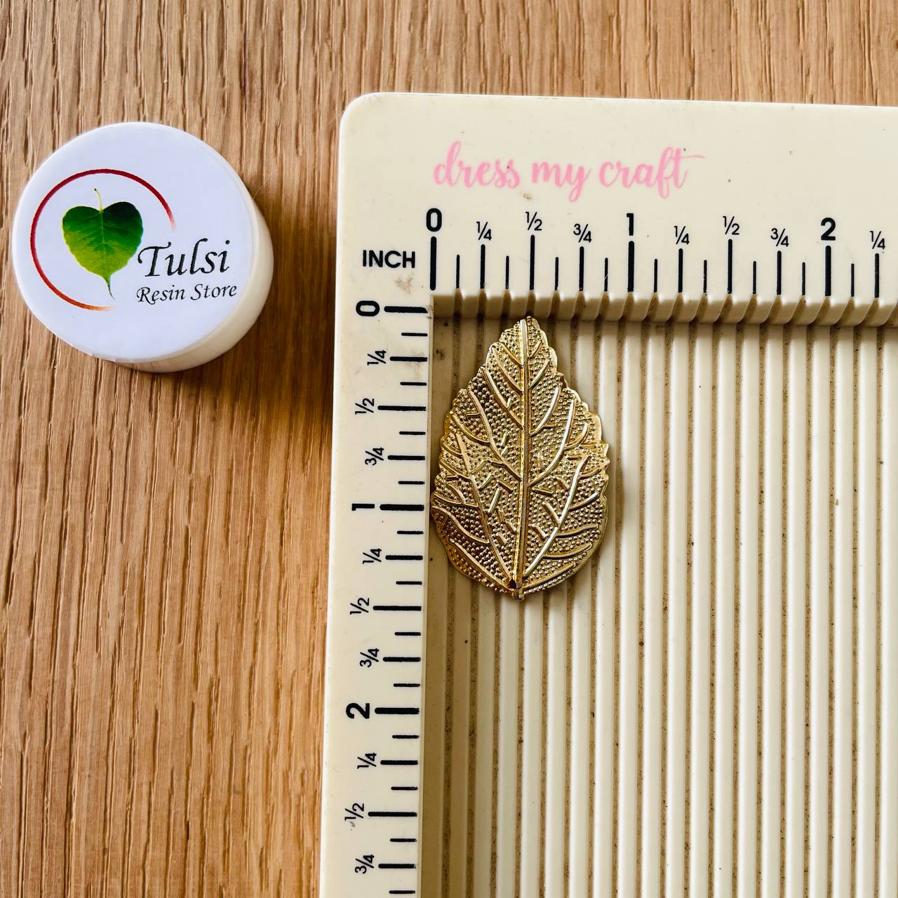 Metal Leaf Charm (N) (2pc)