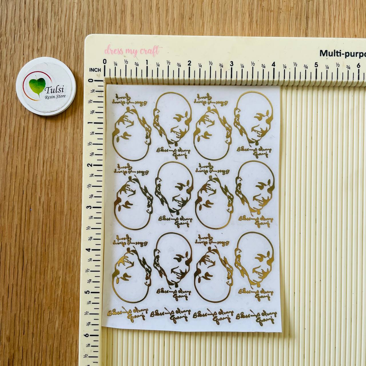 Metal Sticker - A6 Guruji (B)