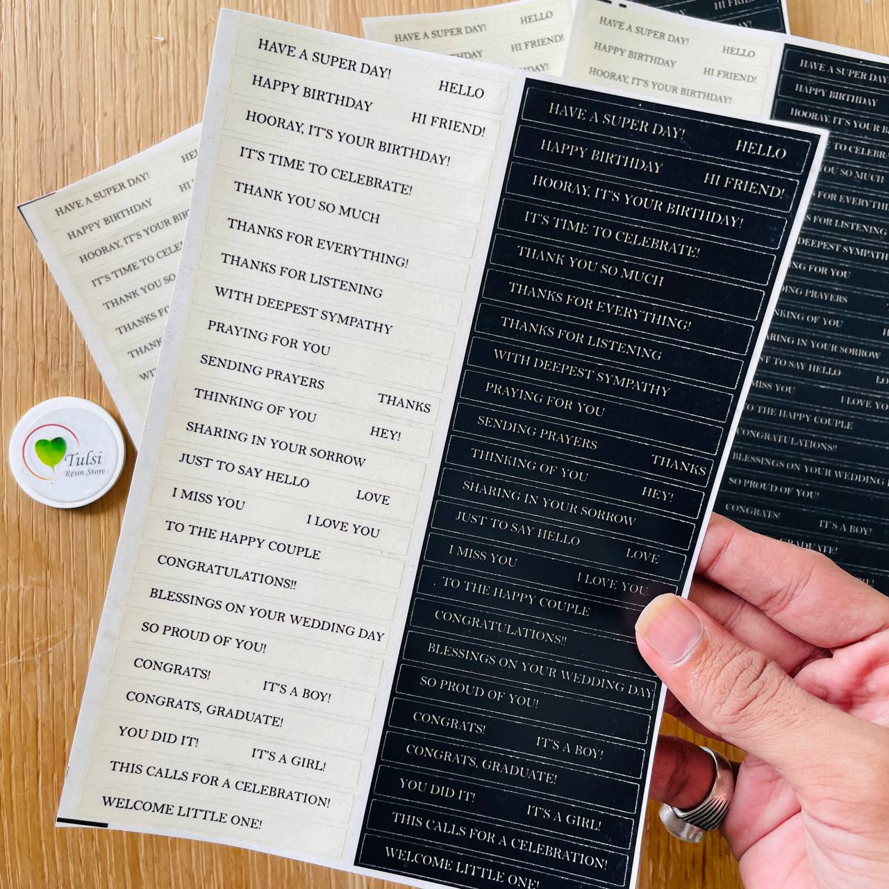 Caption Sticker Sheet C
